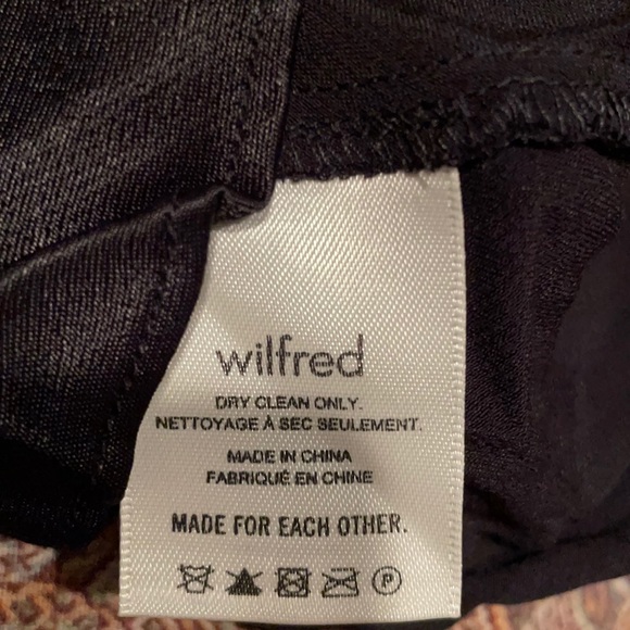 Aritzia Black Alto Mini Dress in a size small with rhinestone straps - Picture 5 of 6